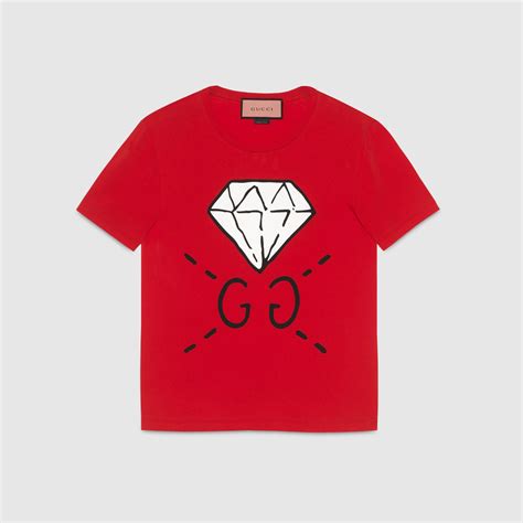 gucci t hirt white|t shirt Gucci diamond.